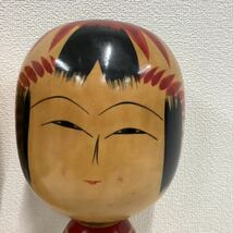 Z※ 伝統こけし 義光 約46cm こけし 佐藤義光 遠刈田系 日本人形 民芸_画像3