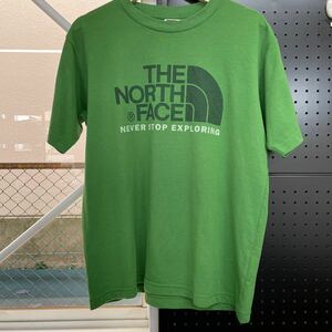 G◎THE NORTH FACE ノースフェイス Tシャツ ビッグロゴ 若干の色褪せ有り サイズM