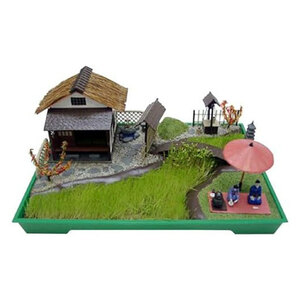 [80] micro Ace plastic model box garden series No.6 1/100 tea .. point 