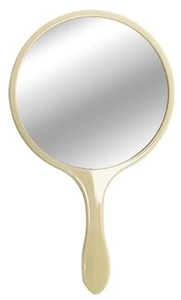 # new goods! ivory white hand-mirror hand mirror | sending 185