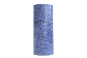 国産 陶器 投入 ■ 紺碧 7寸 ■ 単品 ■ 高さ21cm ■ 寸胴 花瓶 ■ 仏壇 お盆 お彼岸 お墓参り 供養