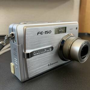 OLYMPUS オリンパス FE-150 コンパクト デジタルカメラ デジカメ カメラ ストラップ付き ①の画像3