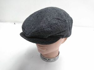 ◇New York Hat ニューヨークハット ヘリンボン Herringbone ハンチング キャスケット Lサイズ 1017E6A 〒 ◇