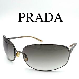 PRADA プラダ サングラス メガネ SPR50E ワンポイントロゴ フルリム