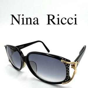 Nina Ricci ニナリッチ サングラス メガネ ラインストーン サイドロゴ