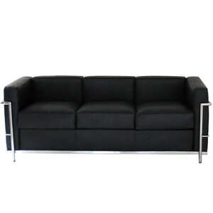 ru*ko рубин jeLC2 3P черный общий натуральная кожа итальянский кожа specification диван диван sofa 3 человек для 
