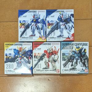 【セール】FW GUNDAM CONVERGE　5種セット　エアリアル・改修型・Sガンダム・Zプラス・ガンダムヘビーアームズ改