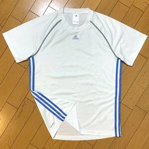 使用少 アディダス clima-lite Tシャツ 白 L