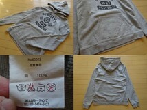 【SUBCIETY】スウェットパーカー グレー SIZE:LARGE (サブサエティ)_画像5