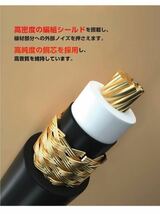 892(Cliche 【2本セット】6.35mm TRS-XLR キャノン変換ケーブル6.35mm (1/4 Inch) ステレオ(オス) to XLR (オス) XLR変換ケーブル (0.75m)_画像2