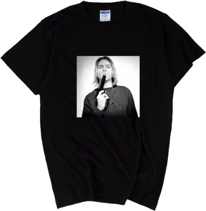 カートコバーン Nirvana ニルヴァーナ ニルバーナ ロック バンド Tシャツ ハンドガン XSサイズ Lサイズ ２サイズ展開 洋楽 レジェンド