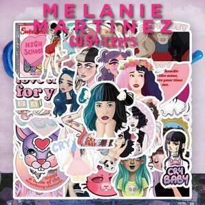 Melanie Martinez ステッカー 60枚セット メラニー マルティネス 歌手 PVC 防水 シール シンガー ダークポップ ポップス オルタナティブ