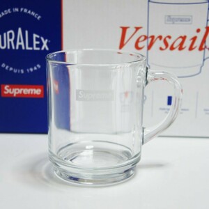 オンライン完売 Supreme Duralex Glass Mugs！ 1個 シュプリーム ボックスロゴ 新品 即日出荷 マグカップ マグ ビールジョッキ クリア