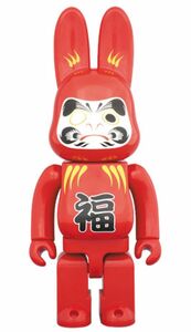 送料無料★希少★新品★ラブリック 100％400%ダルマ 赤 達磨 1st　ソラマチ R@BBRICK ベアブリック BE@RBRICK MEDICOMTOY 千秋 bape kaws