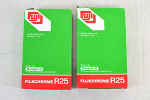 FUJICHROME 富士クローム R25 Single-8 デイライトタイプ 8mmフィルム 2本セット　新古品