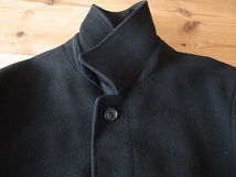 美品 D.R.M.C. 大栄既製服 100％ Cashmere カシミヤ 黒 ブラック コート サイズ M_画像3