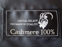 美品 D.R.M.C. 大栄既製服 100％ Cashmere カシミヤ 黒 ブラック コート サイズ M_画像7