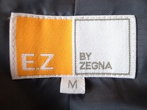 美品 E.Z BY ZEGNA ゼニア ２釦 コットンポリ グレンチェック テーラード ジャケット ブレザー 三陽商会 サイズ M_画像7