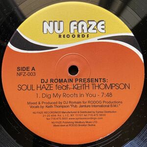 12inch SOUL HAZE feat. KEITH THOMPSON / DIG MY ROOTS IN YOU