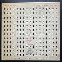 12inch MIQUEL BROWN / SO MANY MEN,SO LITTLE TIME_画像2