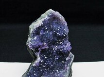 誠安◆天然石最高級品ウルグアイ産 フラワーアメジストクラスター[T614-6094]_画像2
