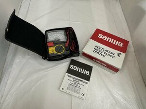 ●【Sanwa 三和電気計器株式会社 絶縁抵抗計 メガー 接地抵抗計 アーステスター PDM1529S 定格電圧3レンジ式 軽量設計】SF-12296