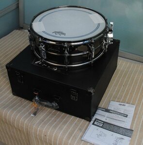 ☆綺麗【 ヤマハ / YAMAHA スネアドラム YSS1455SG Steve Gadd Signature Snare Drum 14×5.5 】専用ハードケース付 N08222