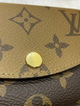 ■未使用級【LOUIS VUITTON ルイヴィトン モノグラム・リバースキャンバス M82333 ポルトモネ・ロザリ コンパクトウォレット】SH-17302_画像3