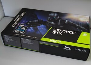 ☆綺麗【 玄人志向 / グラフィックボード GALAKURO GAMING GG-GTX1660Ti-E6GB/DF(PCIExp 6GB) 】元箱有　N10246