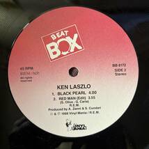 スウェーデン盤　12“ Ken Laszlo Red Man / Black Pearl BB 8172 イタロ・ディスコ_画像4
