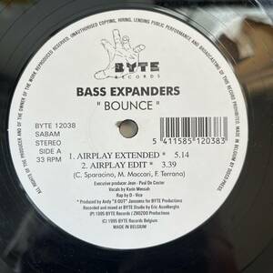 ベルギー盤　12“ Bass Expanders Bounce BYTE 12038