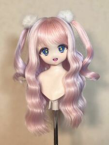 【キツネの美容院】10月通販　数量限定2 カスタム　ウィッグ　DD MDD SD 1/3 サイズ　ドール用　ツインテール　50