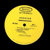 USオリジLP！黄ラベル Donovan / Barabajagal 69年【Epic / BN 26481】ドノヴァン Jeff Beck Group 参加 ブリティッシュ・フォーク ロック_画像2