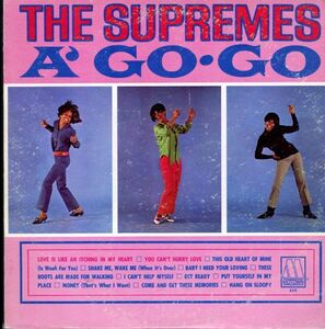 USオリジLP！DG 深溝 MONO盤 The Supremes / A' Go-Go 66年【Motown / M 649】スプリームス You Can't Hurry Love 収録 モータウン ソウル