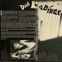 UK盤81年プレスLP！Bill Nelson / Das Kabinett ('The Cabinet Of Doctor Caligari')【Cocteau / JC 2】ビルネルソン シンセ 架空サントラ_画像3