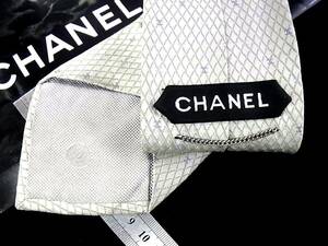 5G0070【超特売】★シャネル【CHANEL】 総ＣＣロゴ柄 ネクタイ★★