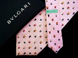 5G0161【超特売】★【BVLGARI】ブルガリ ～帽子・エンブレム～「最高級セッテピエゲ」 ネクタイ ★