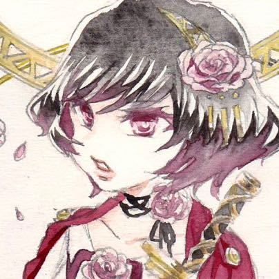 Illustration originale dessinée à la main [Rose Princess] Format carte postale avec bonus, des bandes dessinées, produits d'anime, illustration dessinée à la main