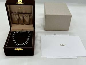 gi6104060/ete ジュエリー ブレスレット 925 袋 箱付き セット