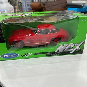 【未使用】WELLY 1/24 メルセデスベンツ 300 SL