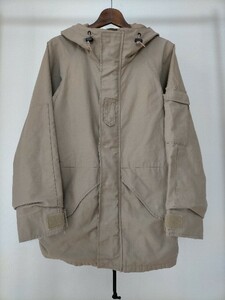 90s USA製 ビンテージ 97年 Alpha Industries アルファ コールドウェザー パーカ S-R ベージュ ★ミリタリーマウンテンパーカ