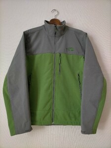 US企画 THE NORTH FACE ノースフェイス 2トーンカラー ソフトシェルジャケット M ★アウトドア古着