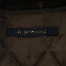 R.NEWBOLD ポールスミス 秋冬 中綿ライナー★ リアルファー メルトン ウール モッズコート Sz.S　メンズ　I3T01375_9#N_画像7