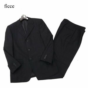 ficce フィッチェ ヨシユキコニシ ドン小西 秋冬★ 3B ウインドウペン チェック セットアップ スーツ Sz.92A5　メンズ　I3T01364_9#N