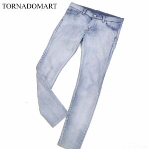 TORNADOMART トルネードマート オールブラスト★ ヴィンテージ ストレッチ スキニー デニム パンツ ジーンズ Sz.L　メンズ　I3B00152_6#R