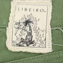 LIBEIRO リベイロ 通年 デニム切替★ 裾カットオフ ミリタリー フレア パンツ Sz.L　メンズ　I3B00631_9#R_画像8