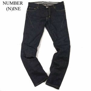 n(n) BY NUMBER (N)INE ナンバーナイン 濃紺★ ストレッチ スキニー デニム パンツ ジーンズ Sz.4x30　メンズ 日本製　I3B00626_9#R