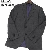 美品★ blazer's bank.com スーツカンパニー 英国 MOON生地★ 秋冬 総裏 テーラード ジャケット Sz.170cm-6Drop　メンズ　I3T01459_9#N_画像1