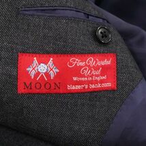 美品★ blazer's bank.com スーツカンパニー 英国 MOON生地★ 秋冬 総裏 テーラード ジャケット Sz.170cm-6Drop　メンズ　I3T01459_9#N_画像7