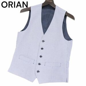 イタリア製★ ORIAN オリアン Vintage 通年 総柄 コットン ベスト ジレ Sz.42　メンズ　I3T01515_A#O